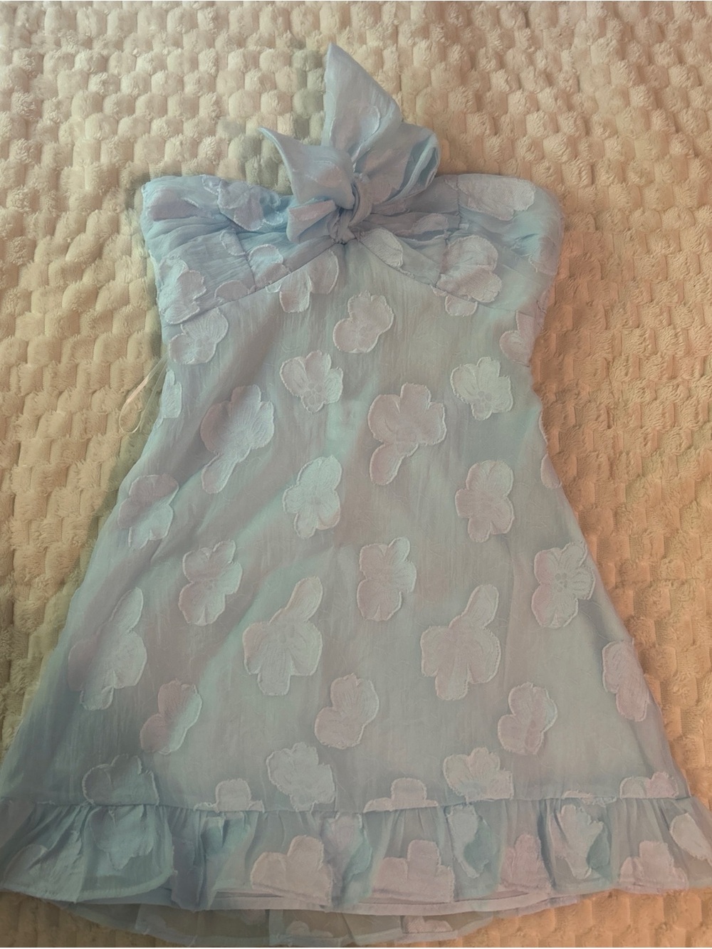 Hello Molly blue mini dress floral